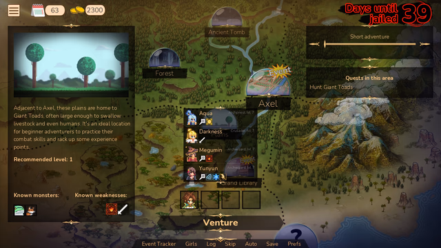 Adventurer Trainer screenshot 2