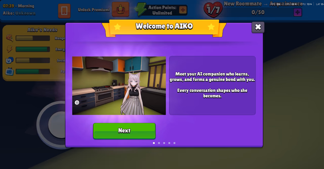 AIKO AI Companion 3D screenshot 2