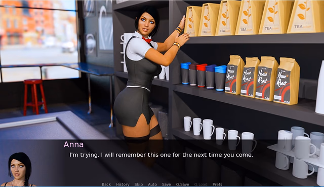 Anna Exciting Affection Chapter 1: Unofficial Ren'py Remake screenshot 1