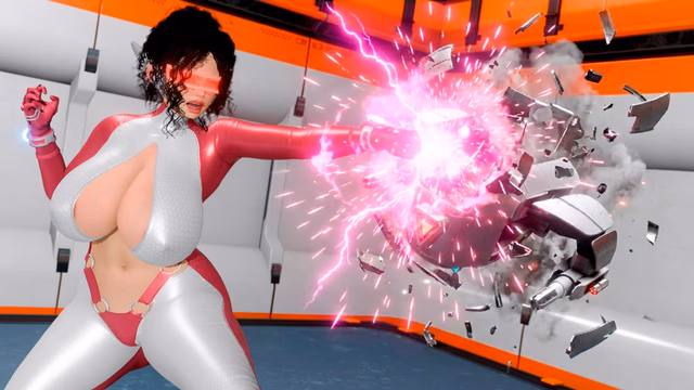Cracks in the Aegis: A Superheroine NTR Story screenshot 8