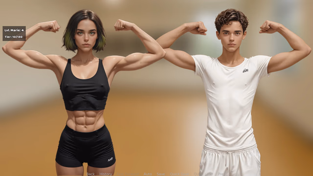 Female Muscle Leveling screenshot 5