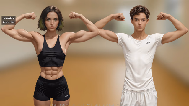Female Muscle Leveling screenshot 6