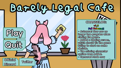Barely Legal Cafe cover