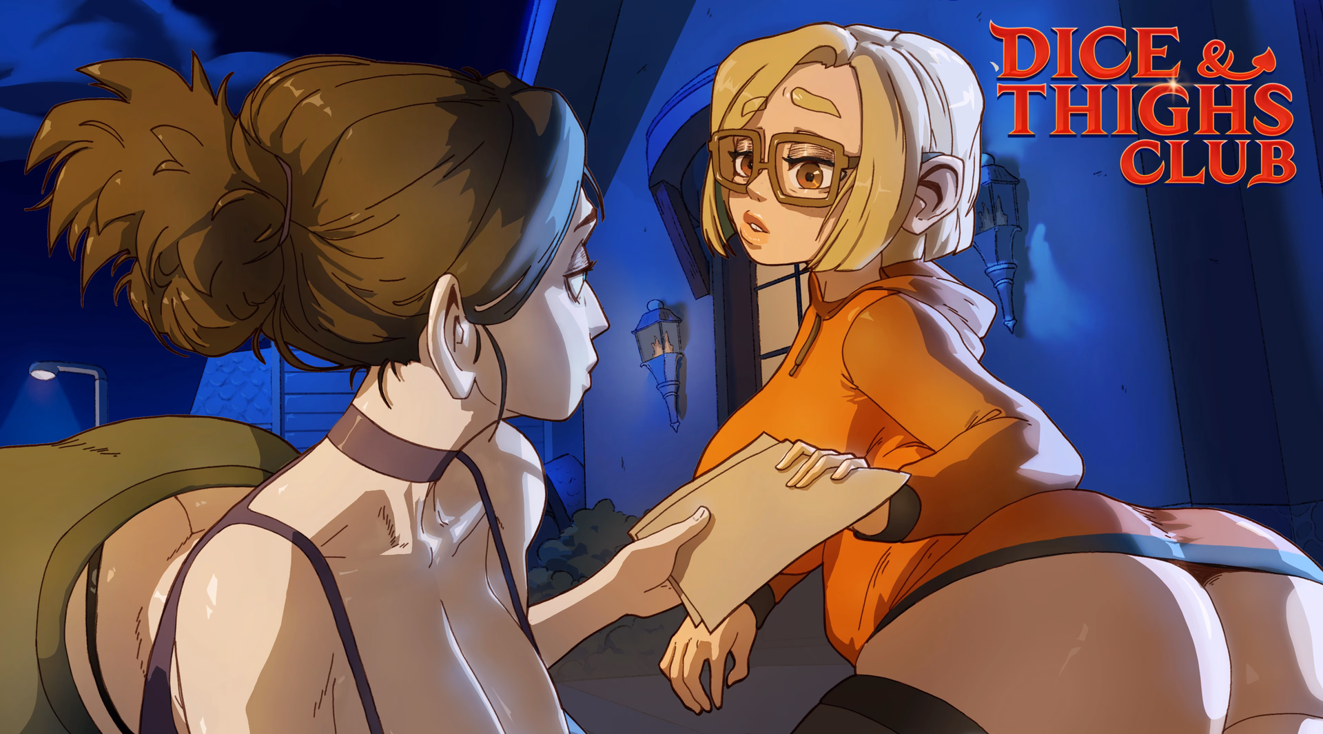Dice and Thighs Club artwork