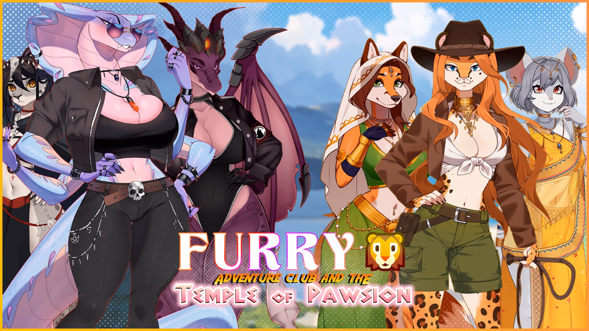 Furry Adventure Club and the Temple of Pawsion artwork