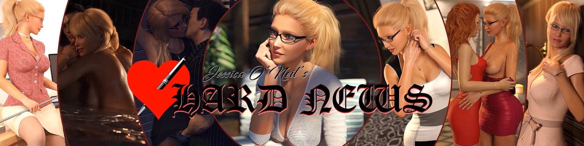 Jessica O'Neil's Hard News artwork