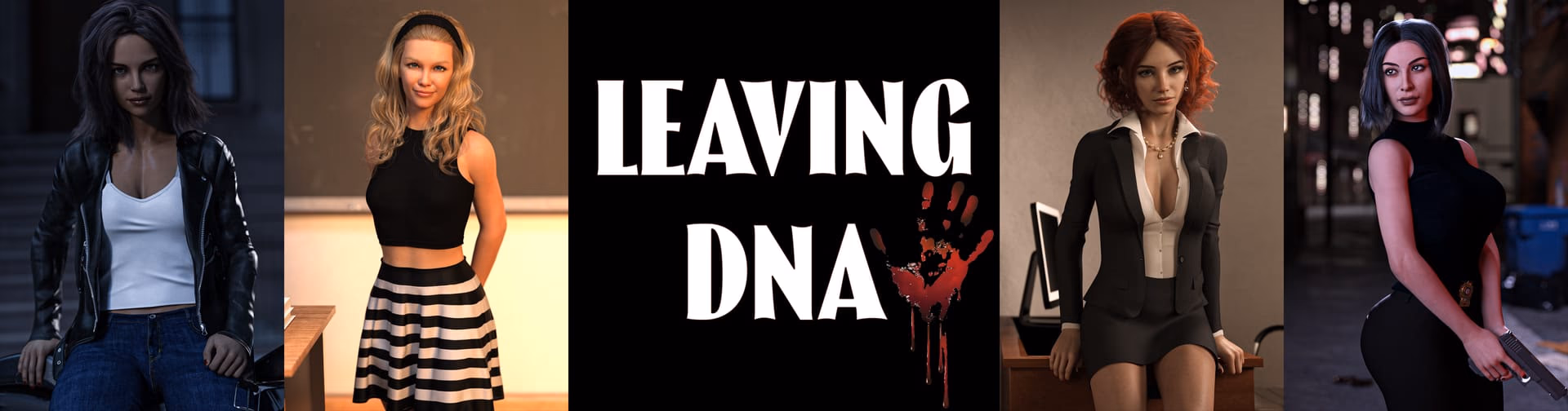 Leaving DNA artwork