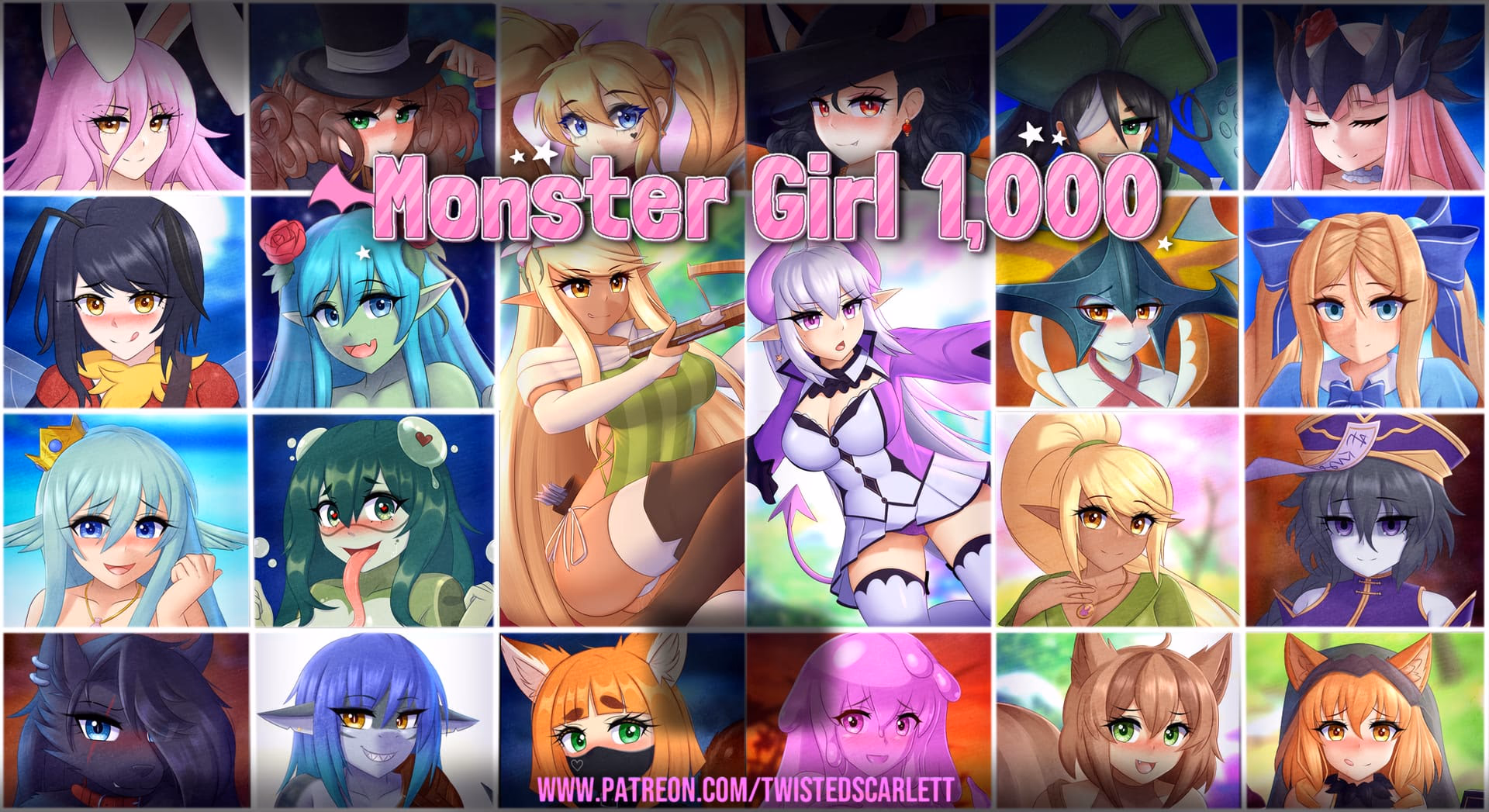 Monster Girl 1,000 artwork