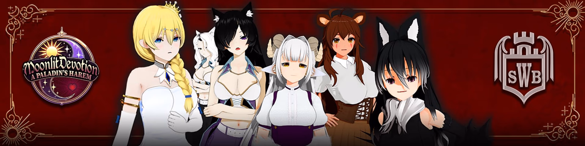 Moonlit Devotion: A Paladin's Harem artwork