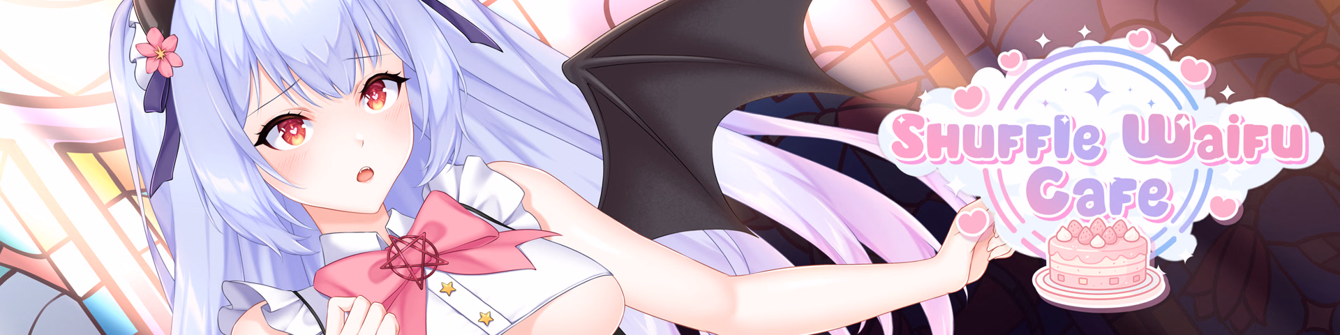 Shuffle Waifu Cafe artwork