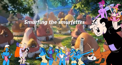 Smurfing the Smurfettes cover