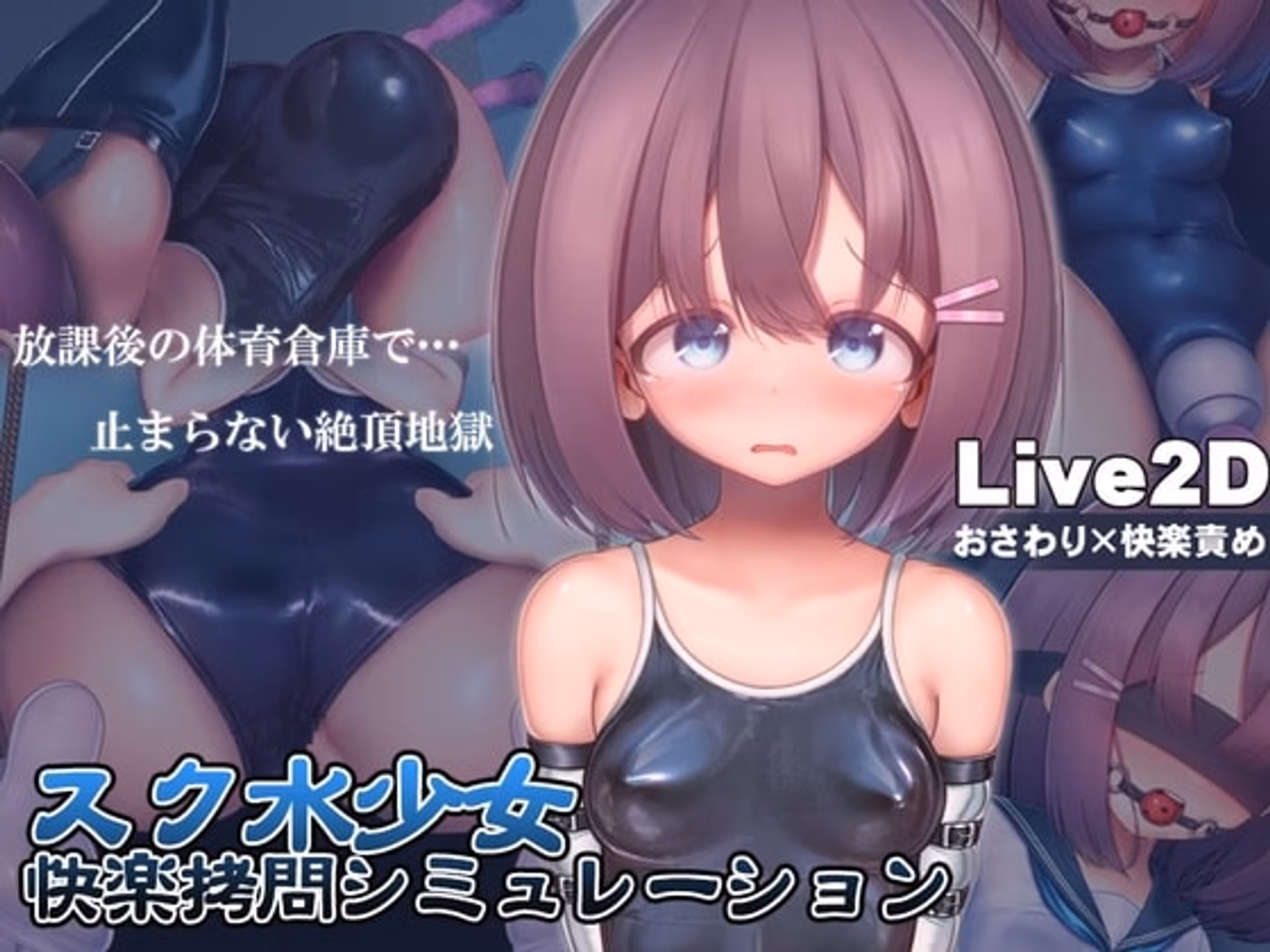 Swimsuit Girl Pleasure Torture Simulation ~Never-ending Orgasmic Hell in the Gym Storeroom~ artwork