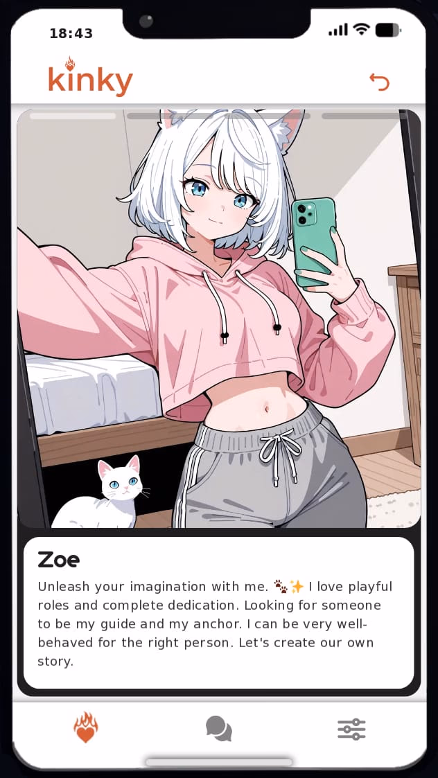 Kinky Phone - Swipe to Seduce screenshot 2