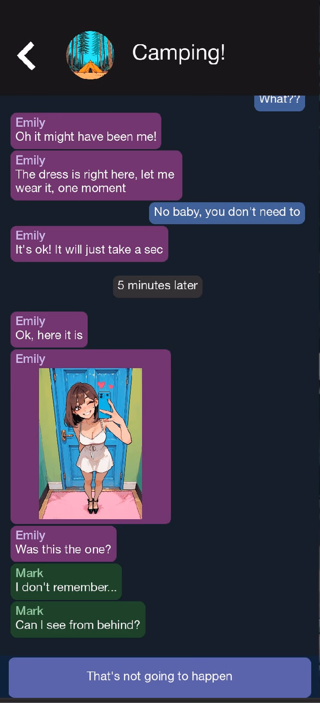 My NTR Girlfriend Goes Camping! screenshot 2