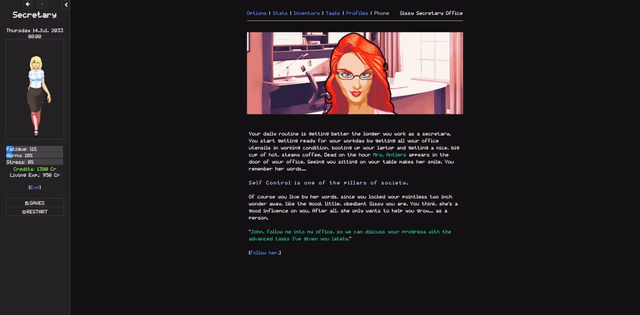 Secretary screenshot 2