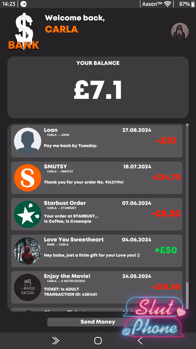 Slut Phone screenshot 7