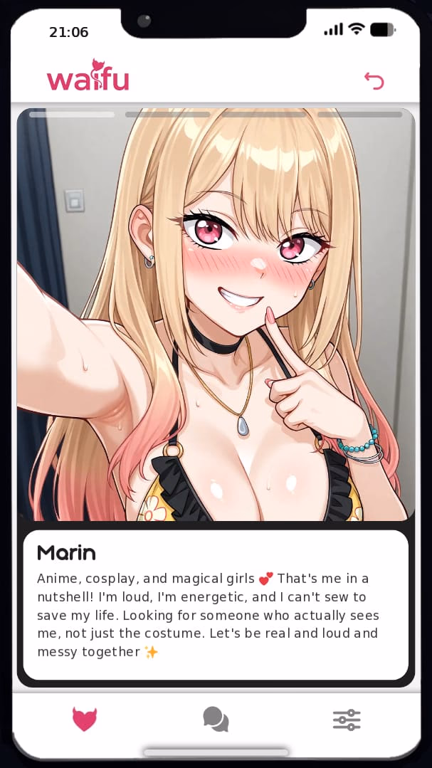 Waifu Dating Phone screenshot 2