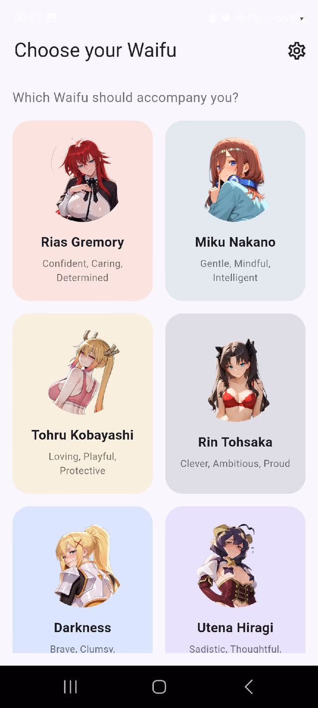 Waifu Select screenshot 5